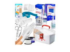 Kit Primeiros Socorros Completo Com Maleta